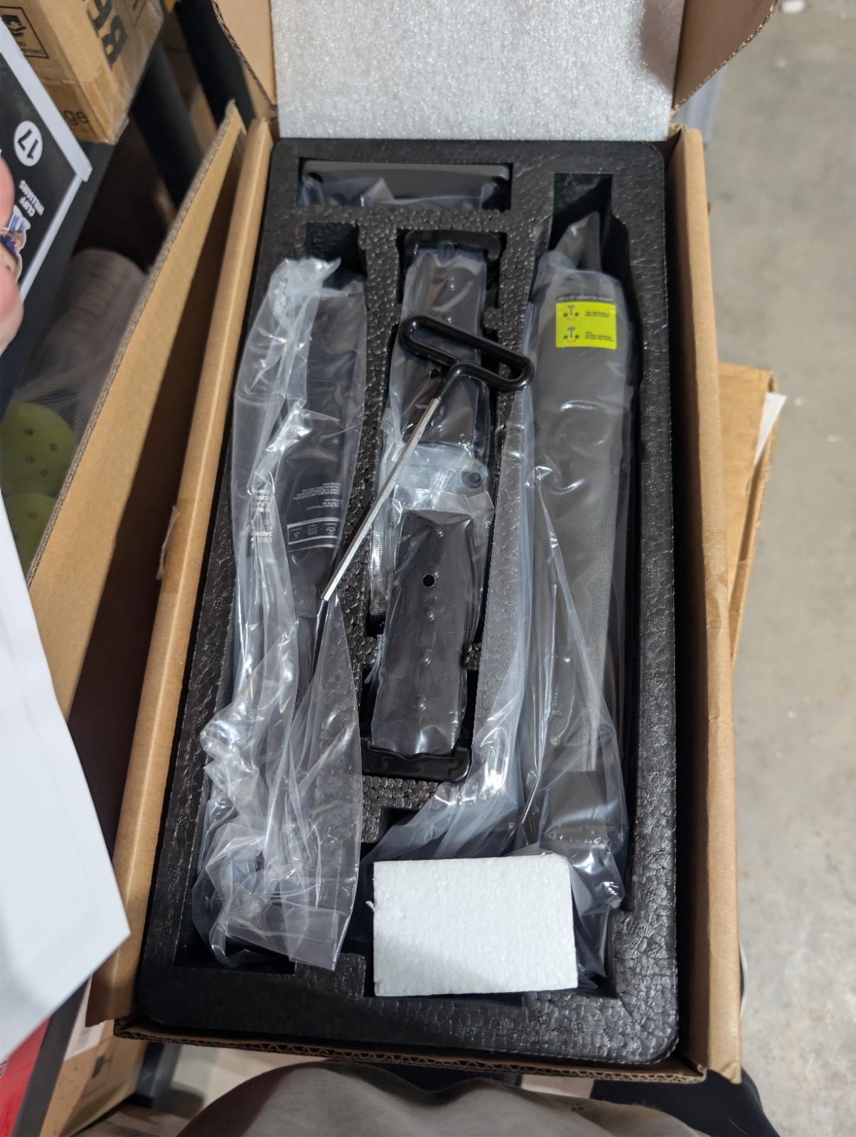 HUANUO TitanLift Heavy Duty Monitor Arm for Screens up to 49", Holds 44 lbs,...