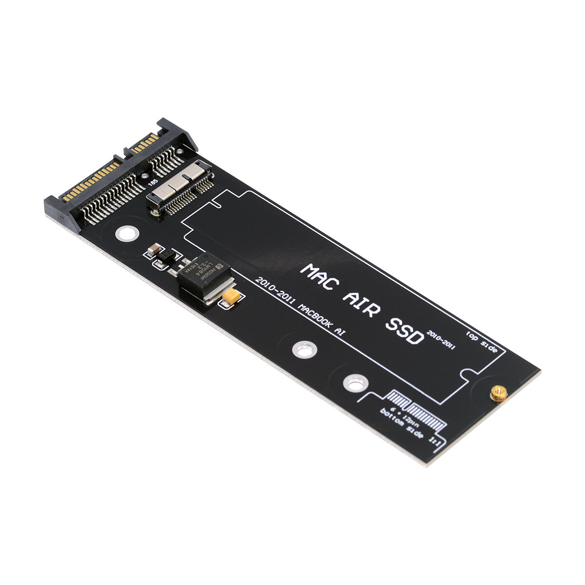 PCBA 12+6pin SSD HDD to SATA 22Pin Hard Disk Drive for Mac Air 2010-2011 SSD