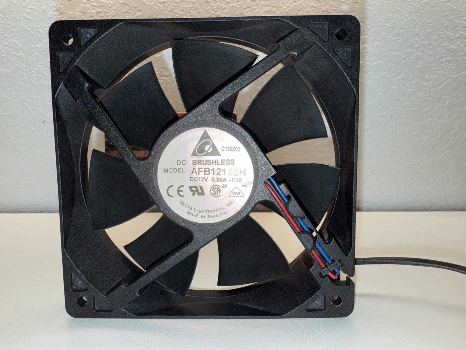 Delta Electronics AFB1212SH Cooling Fan DC12V 0.80A-F00