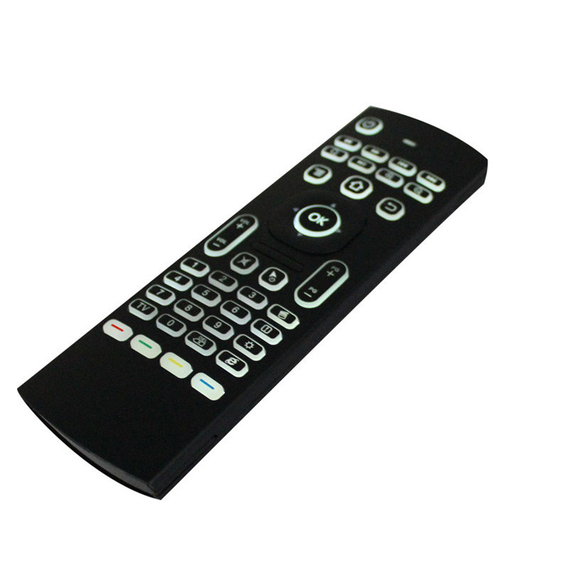 2.4GHz USB Air Mouse Backlit Wireless Keyboard Remote Control for TV Media Box