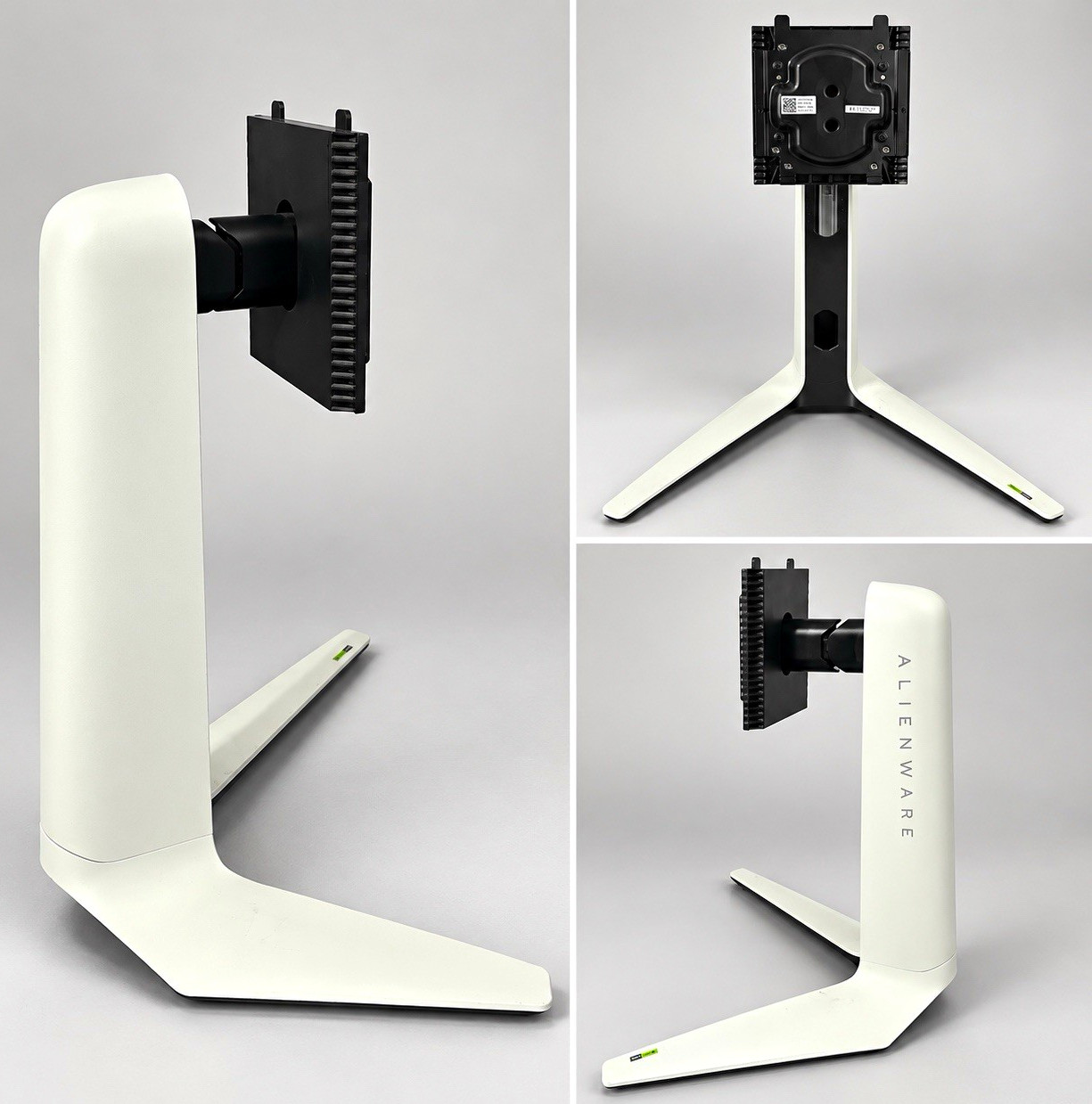 Alienware AW3225QF 32” OLED Monitor Stand OEM Genuine White Complete Stand