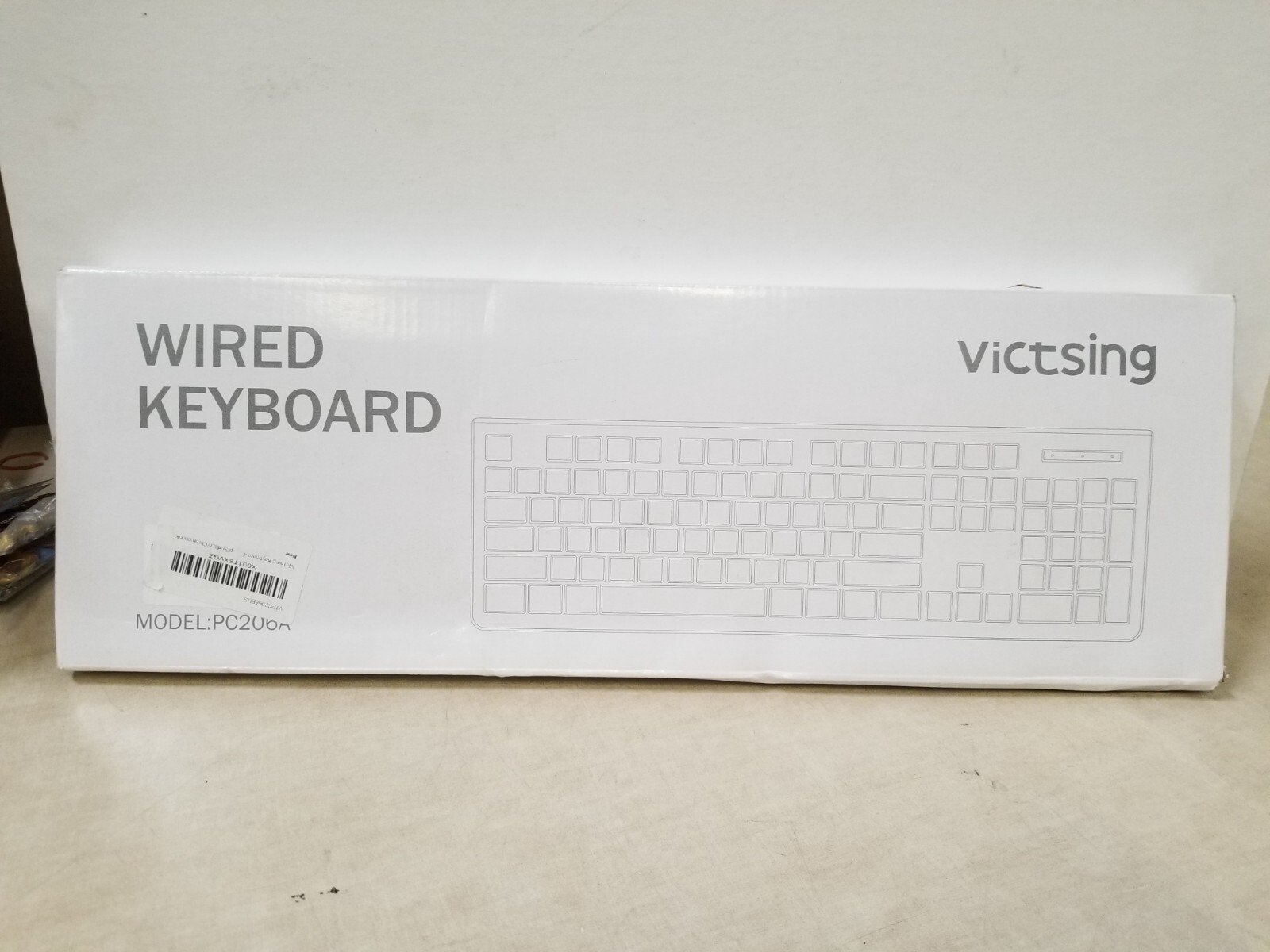 Victsing USB Wired Membrane Keyboard VTPC206ABUS