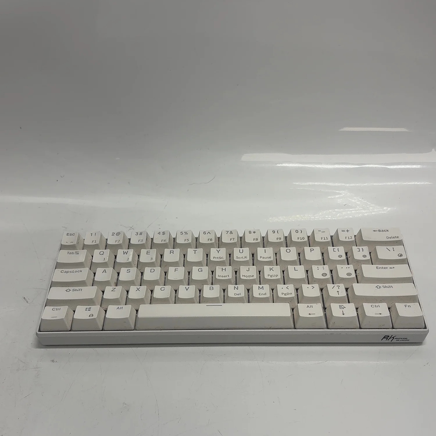 Royal Kludge RK61 Wired Keyboard White
