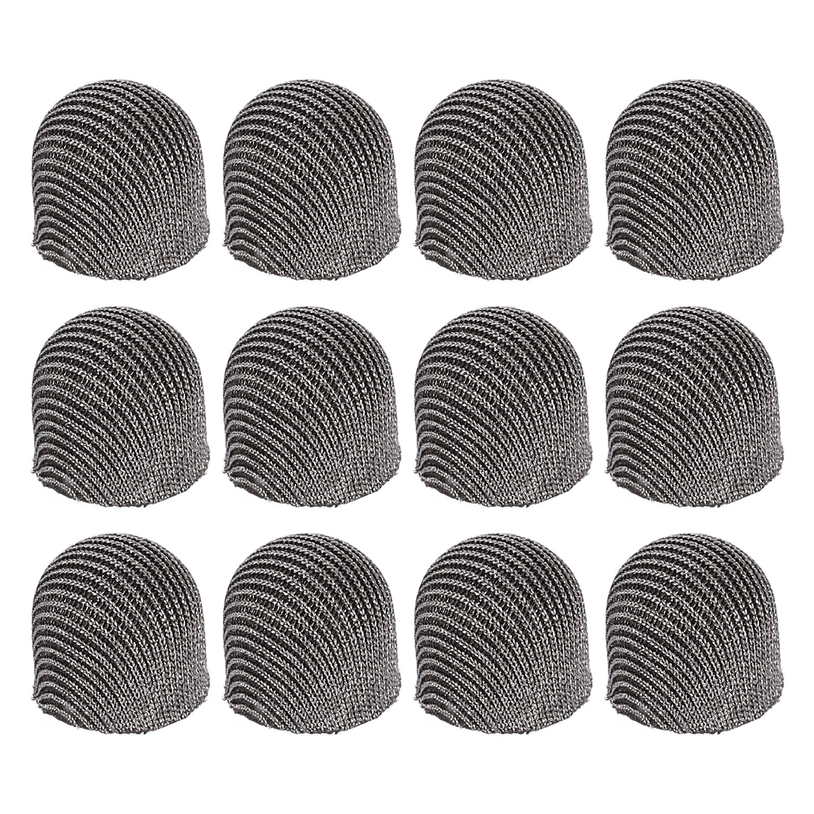 12Pcs 7mm Conductive Touch Screen Stylus Tips, Grey