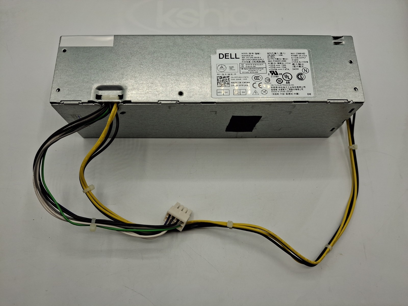 DELL  POWER SUPPLY 255W D255AS-00  0FP16X REV A05