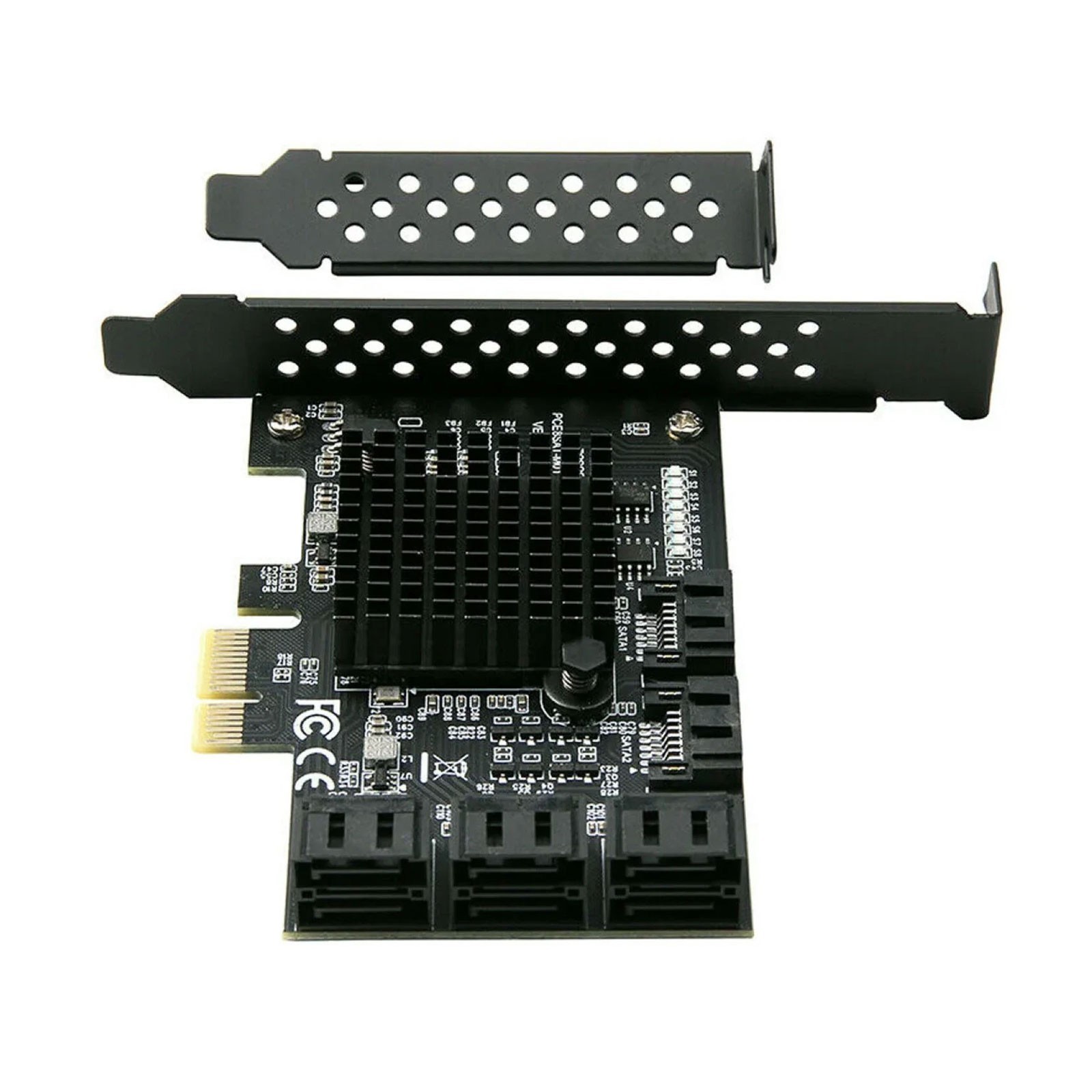 8 Port SATA 3.0 PCI Express Expansion Card PCI-E Controller 6G Adapter for HDDzk
