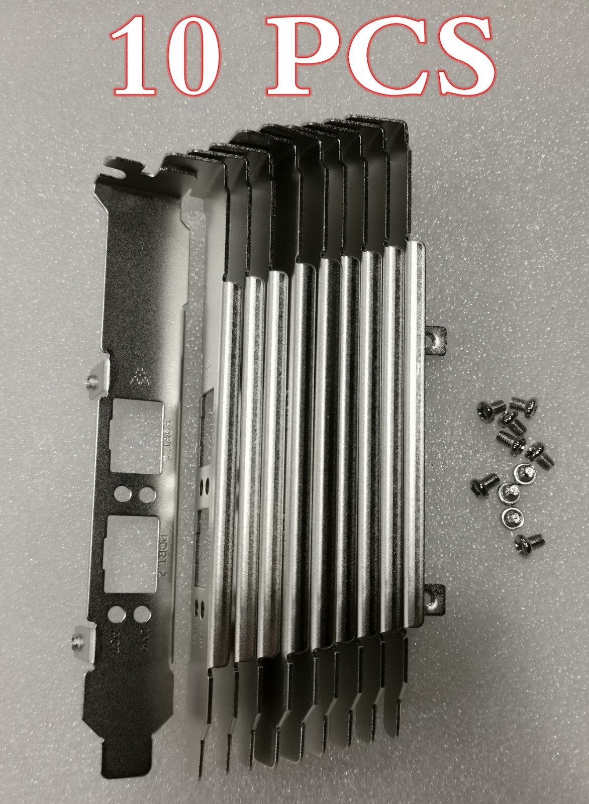 10PCS Full High Bracket for Supermicro AOC-STGN-i2S 1.0 2.0 Fast shipping