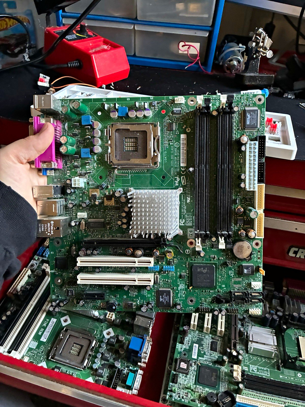 Intel DDR3 desktop motherboard pcie