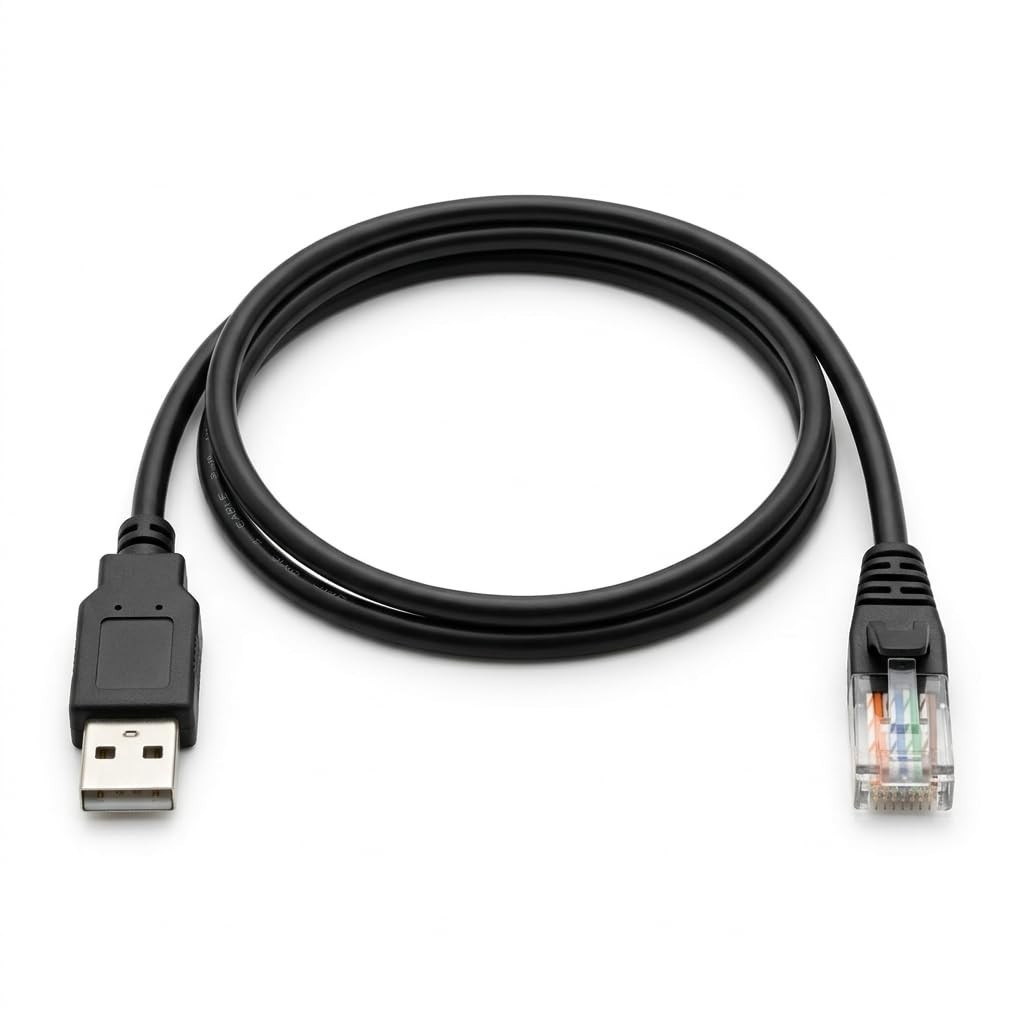 USB to RJ45 RS485 Communication Cable, 1.8m for Schneider ATV Drives T03-37