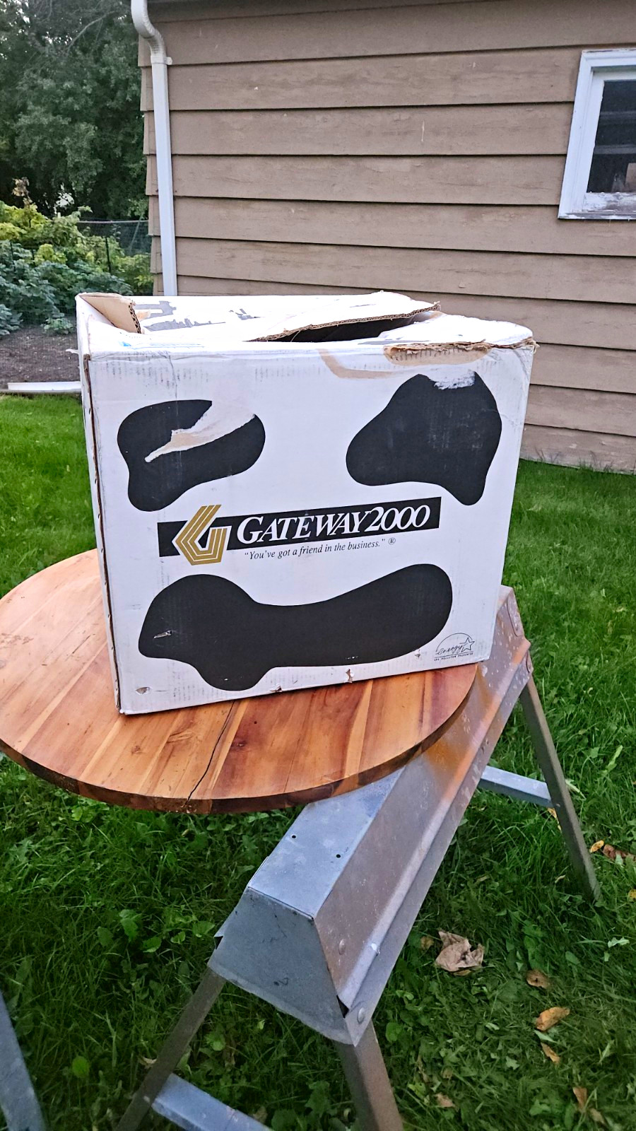 Gateway 2000 CrystalScan CS1572FS G Vintage Empty Monitor Shipping Box