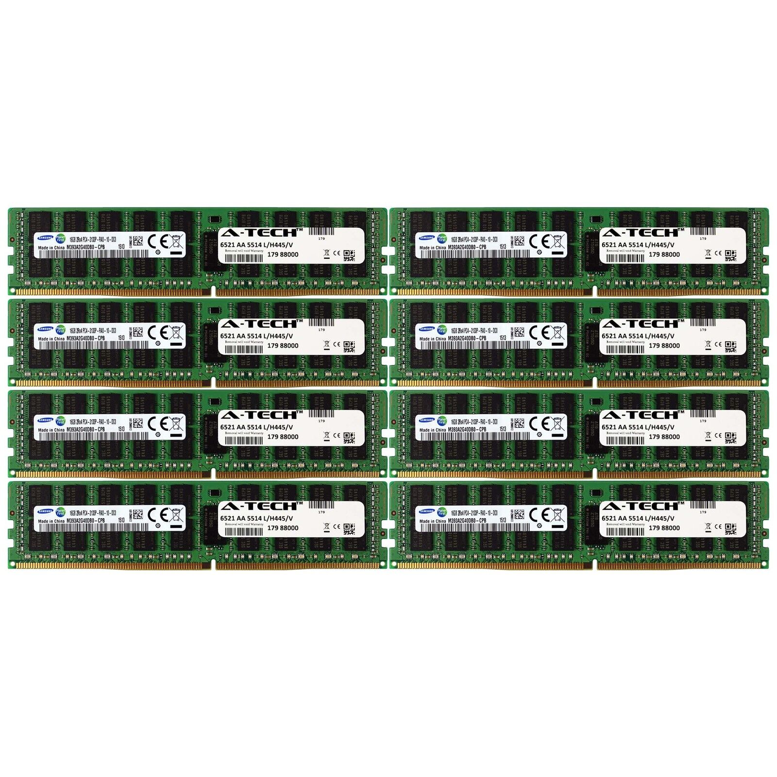 DDR4 2133MHz Samsung 128GB Kit 8x 16GB HP Cloudline CL2100 726719-B21 Memory RAM