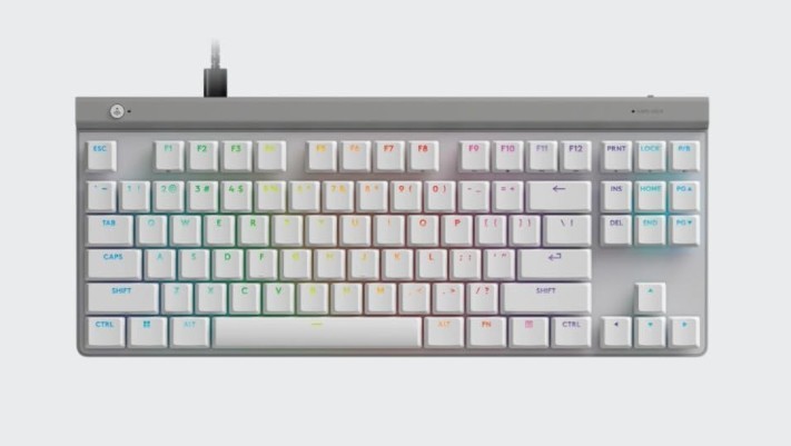 Logitech G515 TKL Wired Gaming Keyboard-WHITE