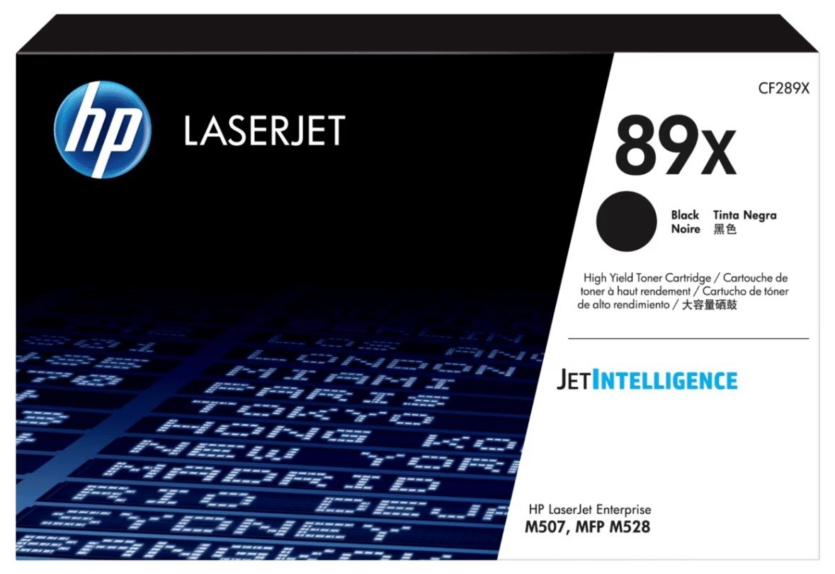 HP 89X High Yield Black Toner Cartridge ( CF289X )