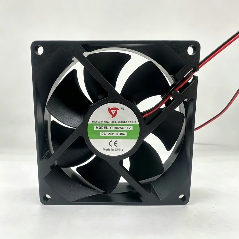 1PCS YT9025HSL2 24V0.30A 9CM 2-Wire Cooling Fan