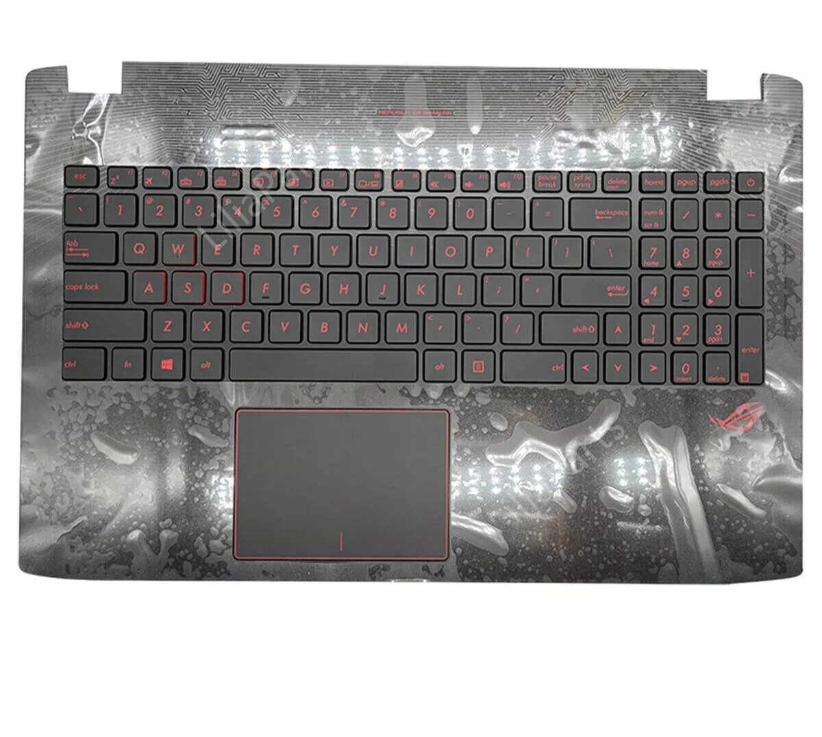 For Asus GL552 GL552VX GL552VW GL552VL Palmrest Upper Case Backlit Keyboard Top
