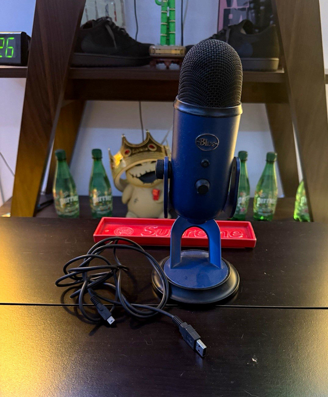 Blue Yeti USB Microphone Blue - Working Condition no issues