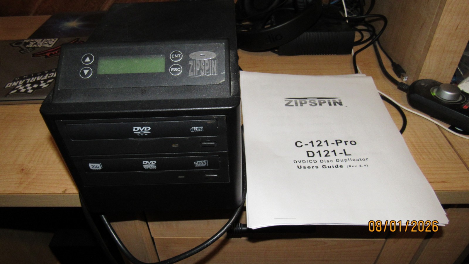 Zipspin CD/DVD Duplicator DVD Copier CD Burner  C-121-PRO WM-DC
