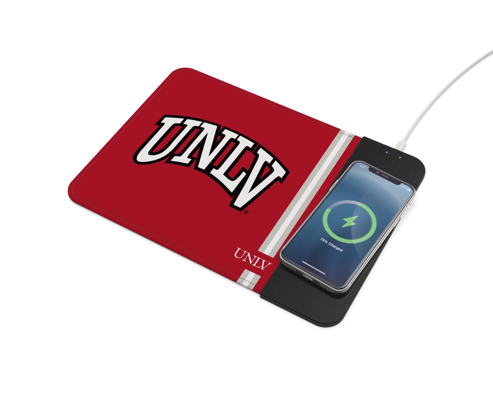 SOAR NCAA Wireless Charging Mouse Pad, UNLV Rebels