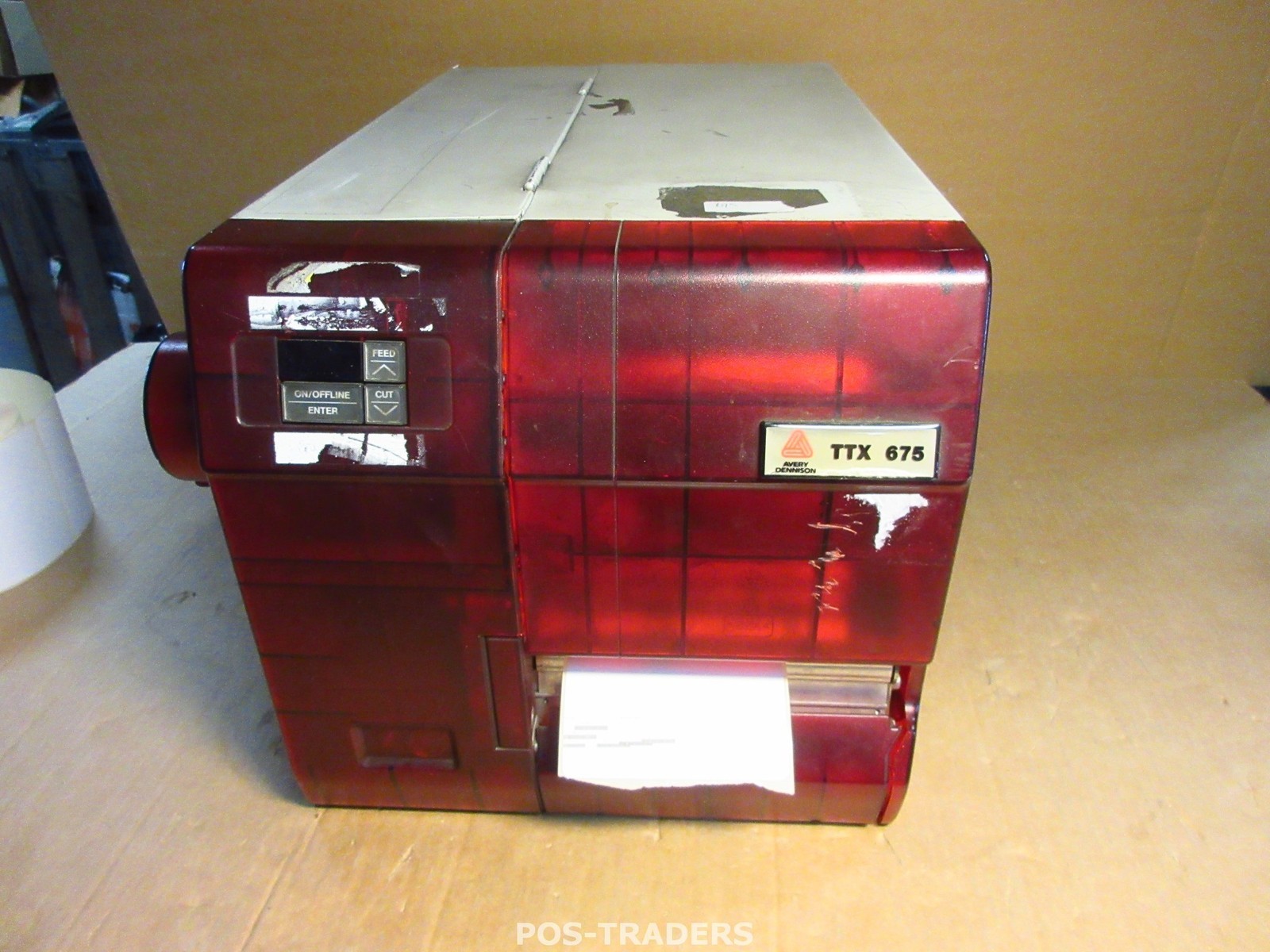 AVERY TTX 675 Direct Thermal Transfer Label Printer Parallel TESTED PRINTS OK