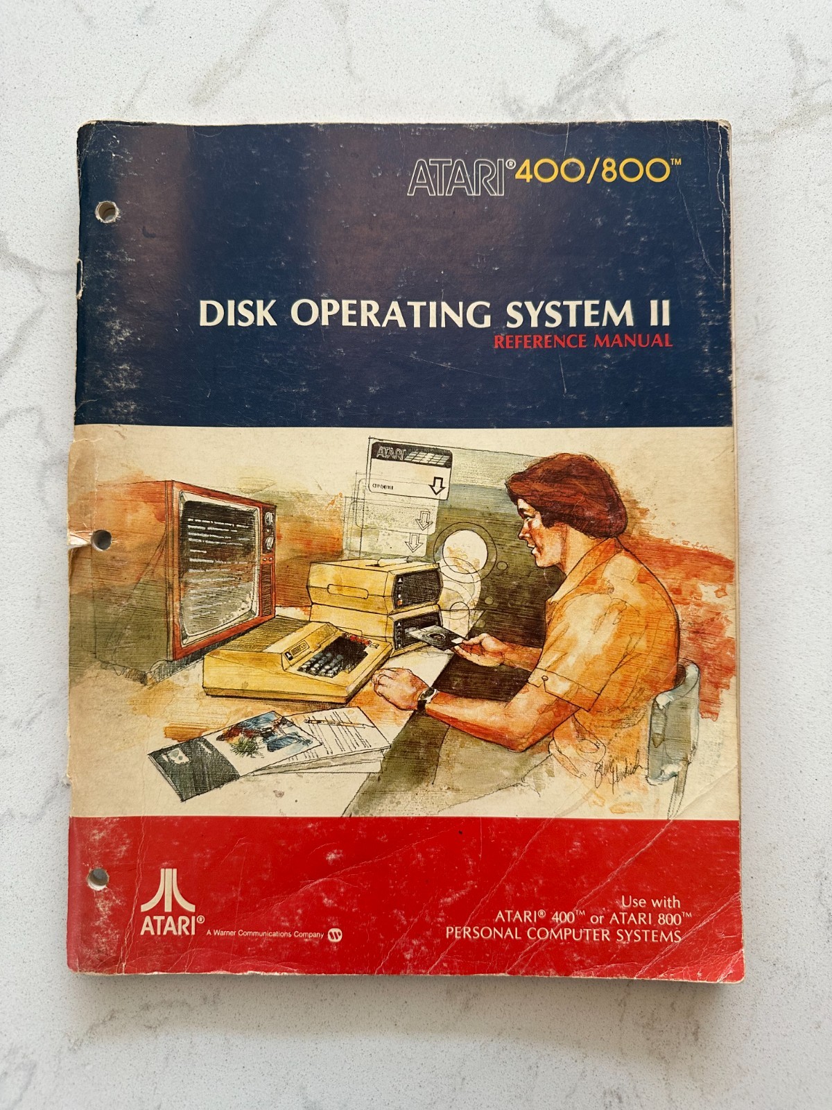 Atari Disk Operating System II Reference Manual 400 800 Vintage Computer Book