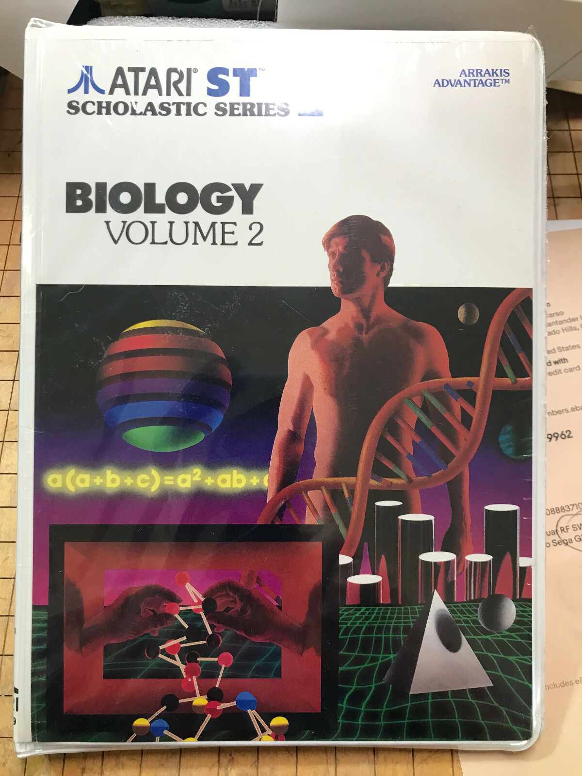 Biology Volume 2 for Atari Scholastic Series ST ARRAKIS ADVANTAGE