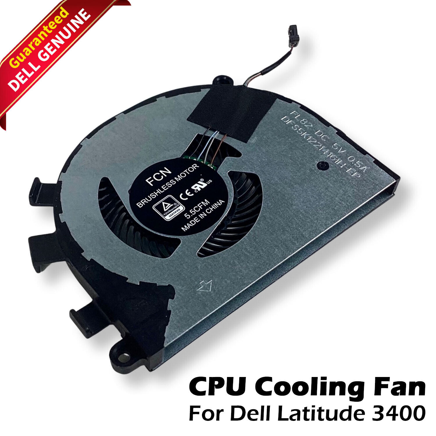 Genuine Dell OEM Latitude 3500 Inspiron 15 5584 CPU Cooling Fan 0T6RHW T6RHW