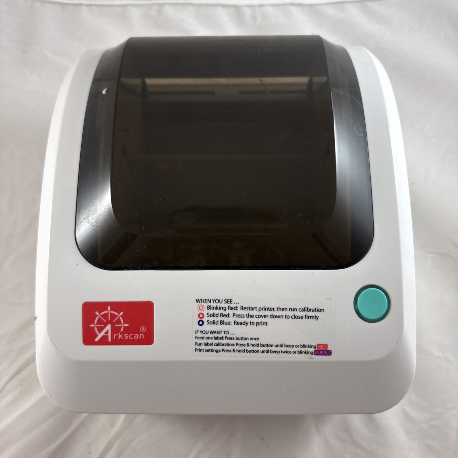 Arkscan 2054A USB Direct Thermal Label Printer. Tested/Working