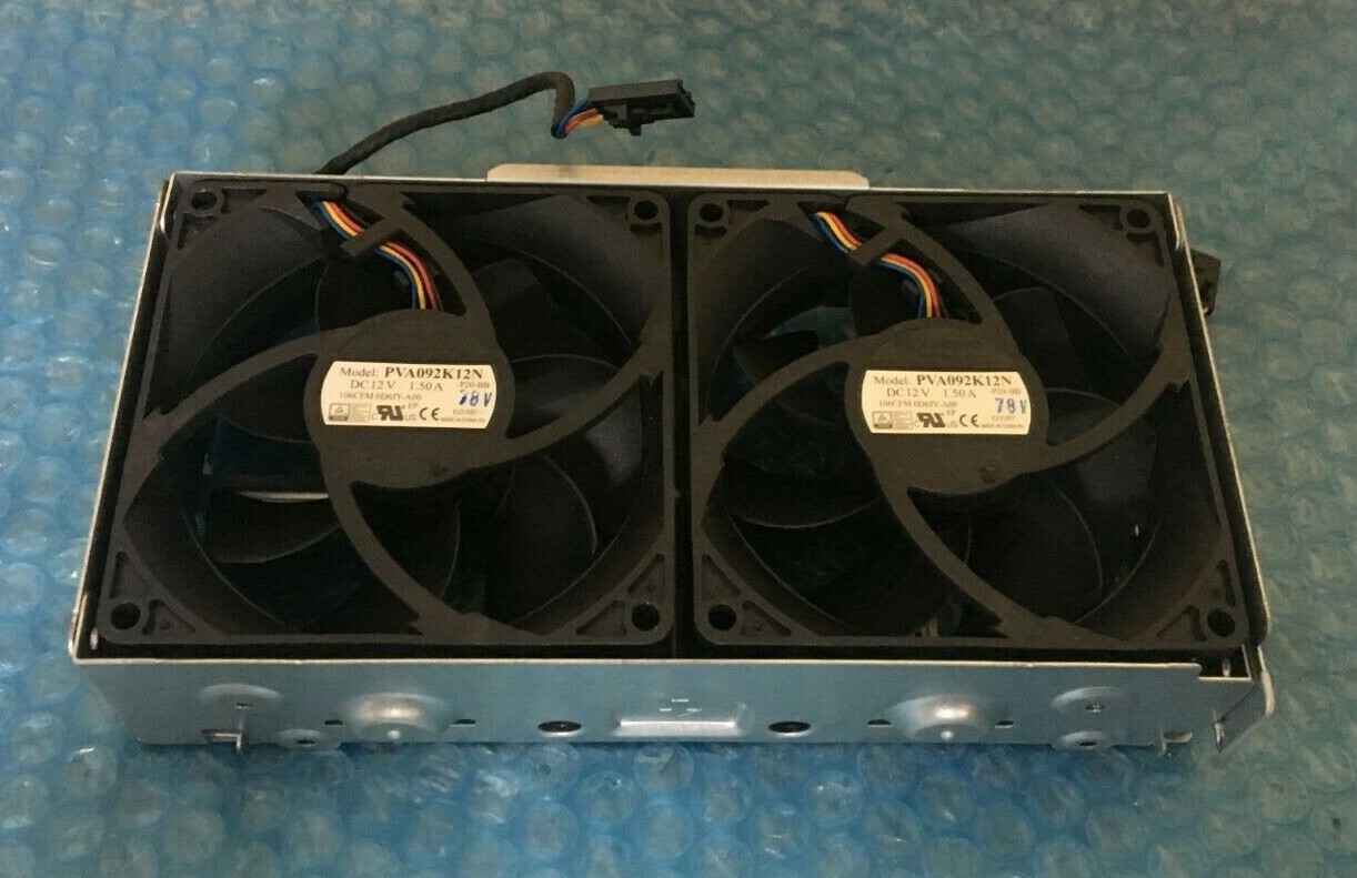 Genuine Dell T7920 Workstation Dual Case Server Fan DC 12V 00D6JY 0D6JY OEM