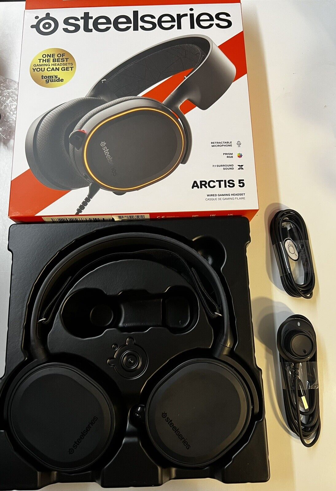 SteelSeries  gaming headset Arctis 5 Black/ read/ E