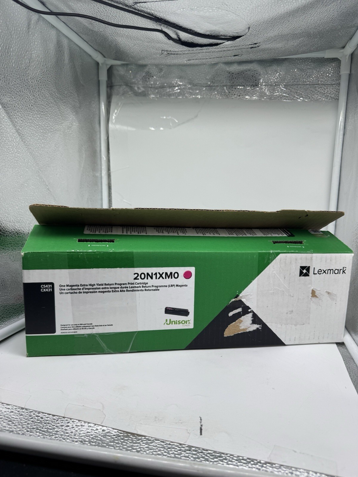 20N1XM0 New Genuine Lexmark Extra High Yield Magenta Toner for CS431 CX431