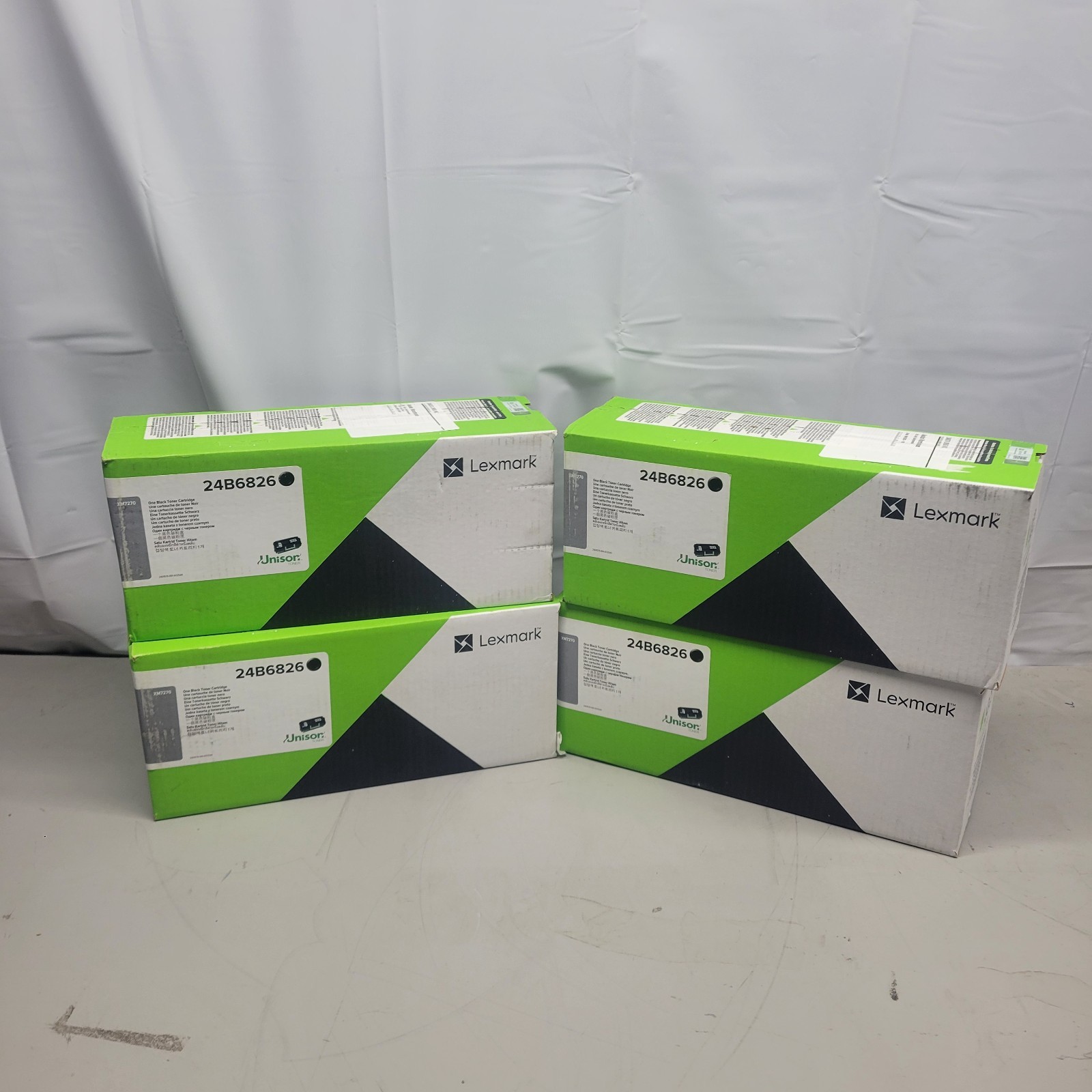 4 Available - New GENUINE LEXMARK 24B6826 TONER CARTRIDGE - XM7270