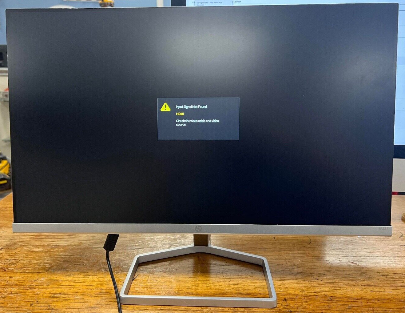 HP M22f 21.5" LED Full HD Free Sync Monitor - Silver, Black