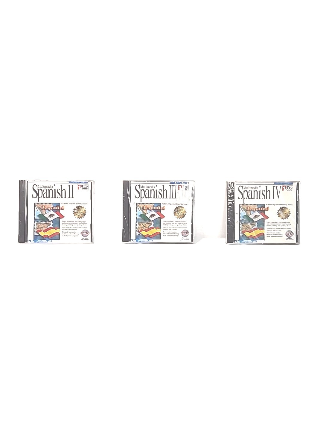 Spanish 2 Spanish 3 Spanish 4 Pro One Multimedia Learning CD