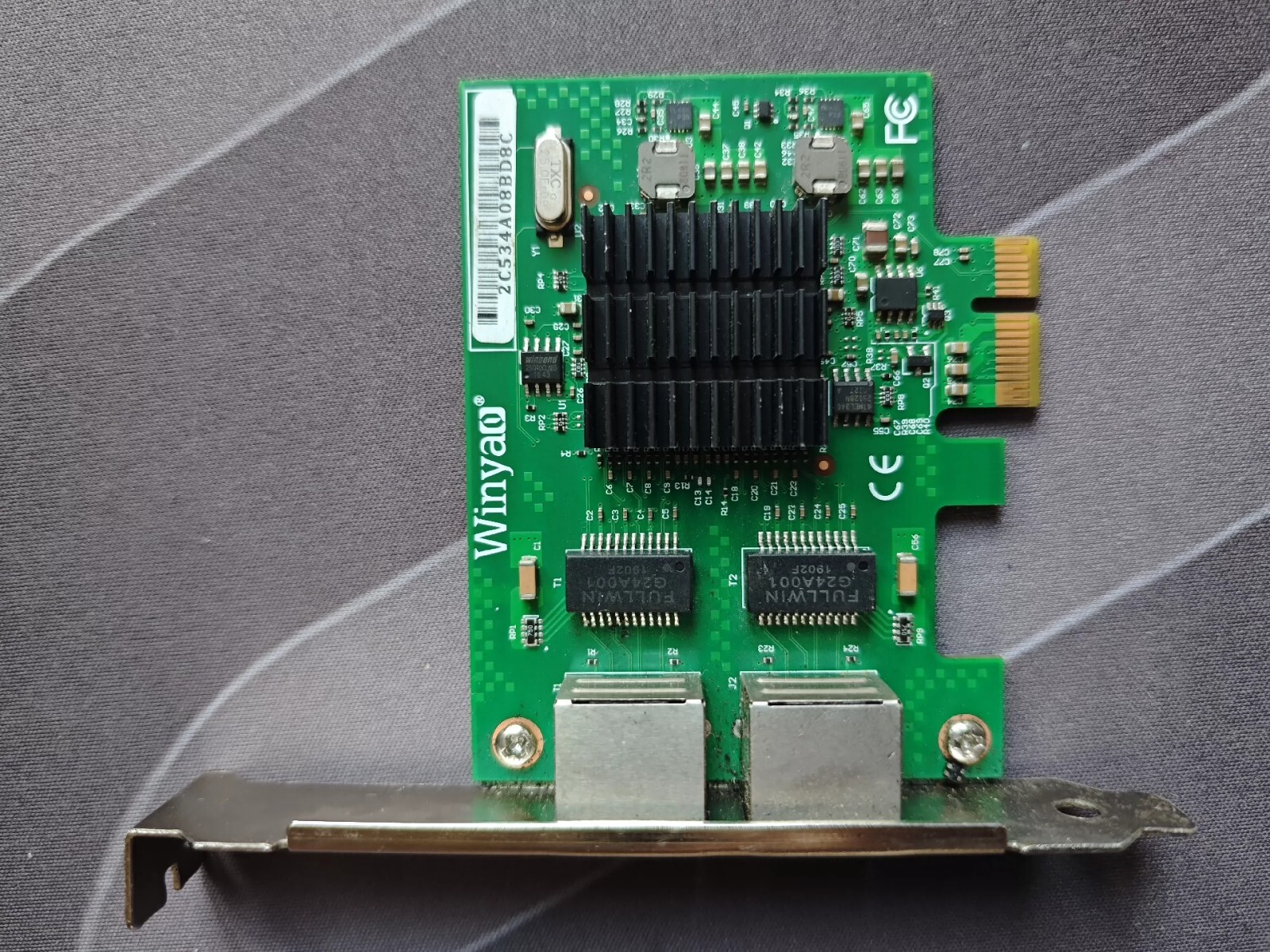 1Pcs INTEL PRO/1000 82575EB Gigabit Network NIC 2-PORT Network Cards