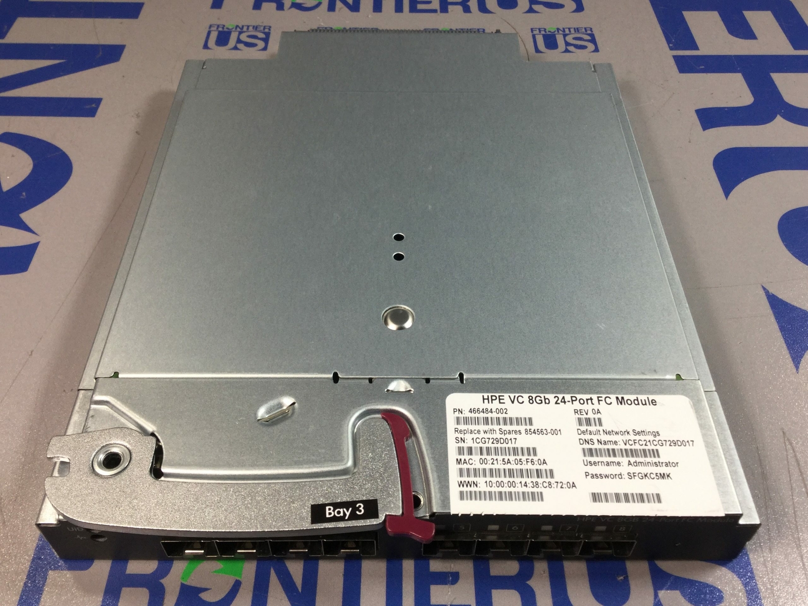 HPE 854563-001 SPS PORT AGGR 8GB VC FC 24 PORT R3