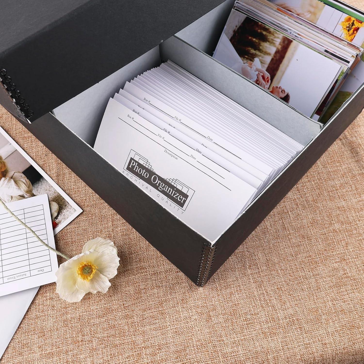 25 Pack Acid Free Photo Envelopes 4x6 inches Compatible with Lineco Box