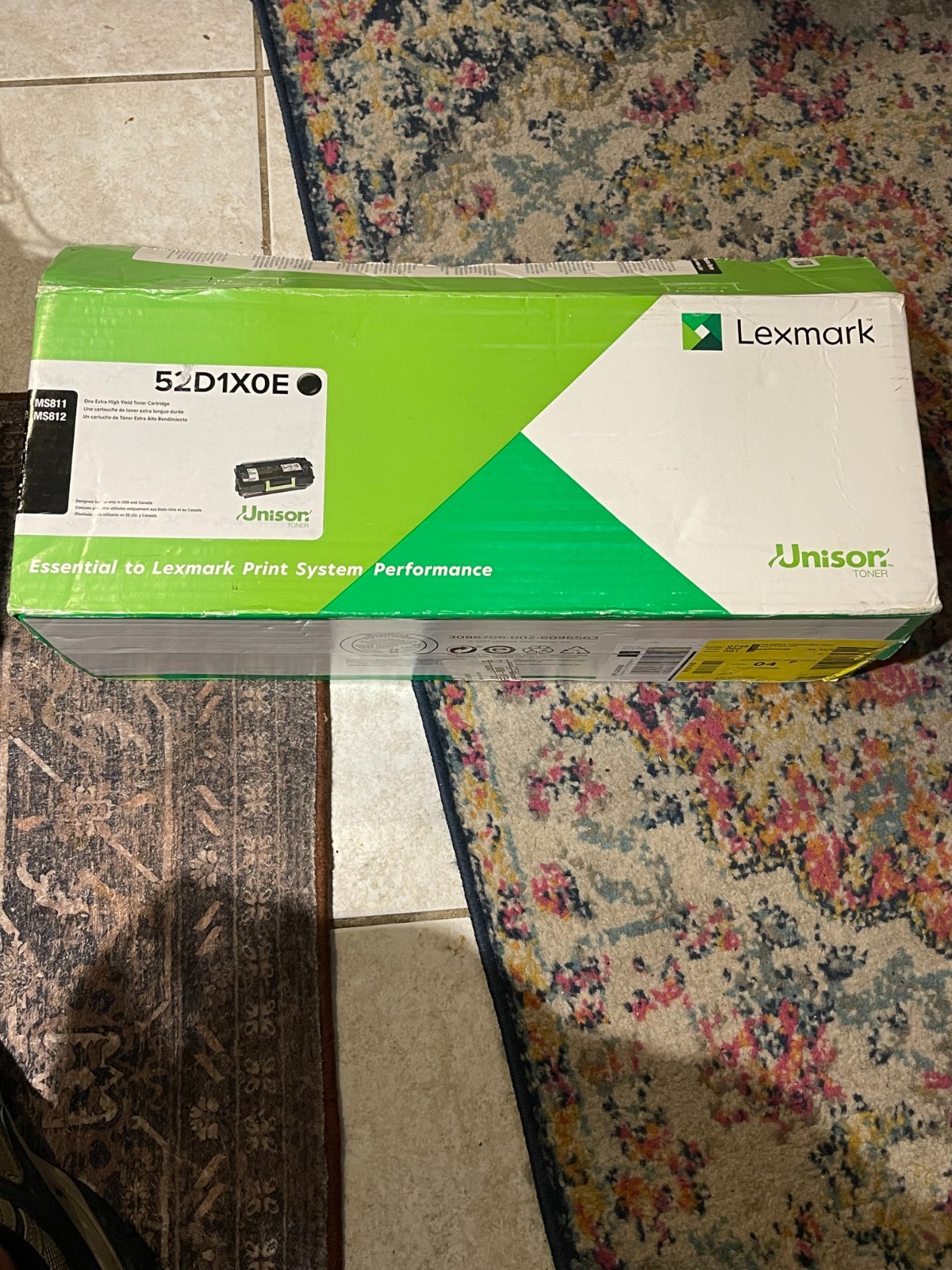 Lexmark 52D1X0E Black Extra High Yield Toner Cartridge-OPEN BOX