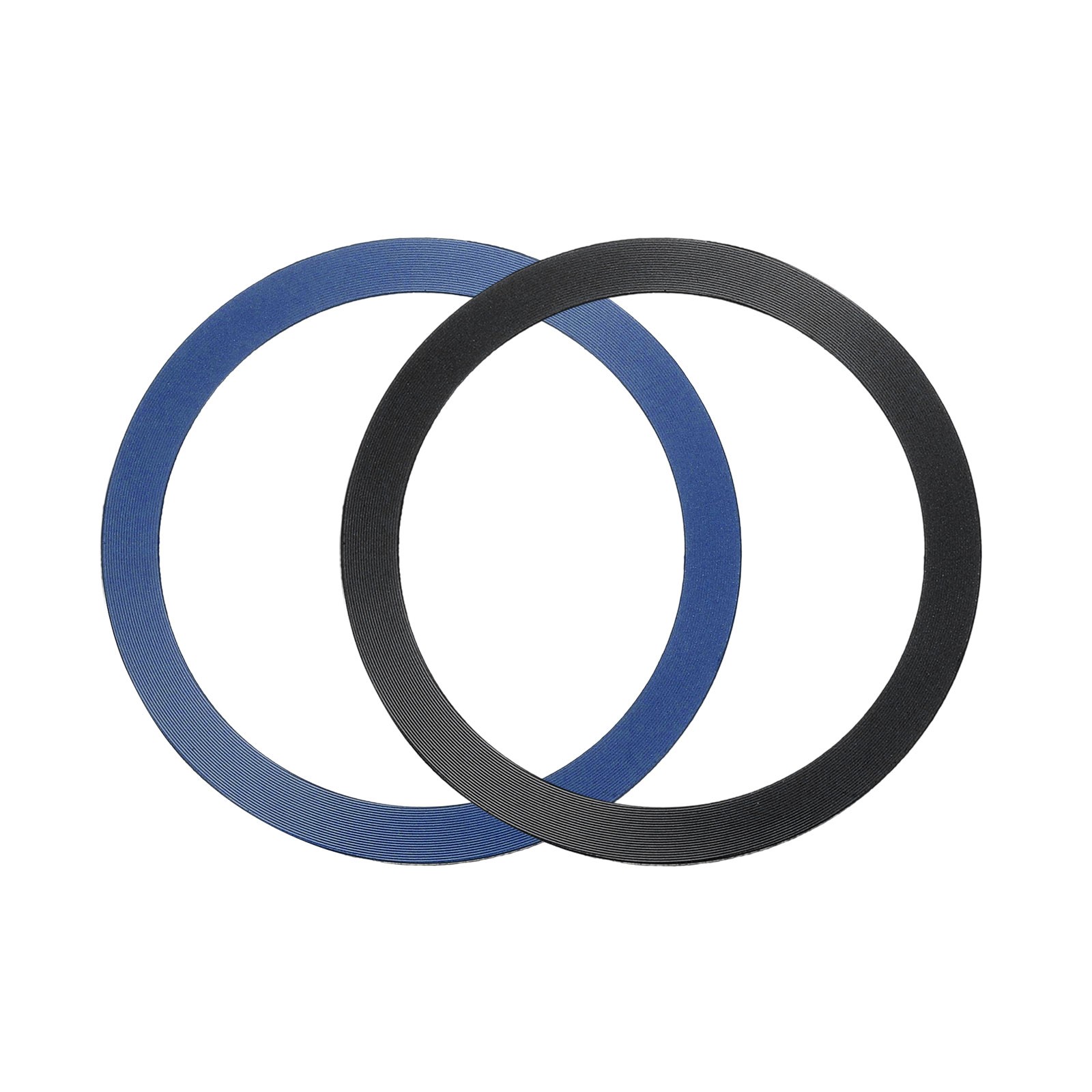 2Pcs Adapter Ring, Wireless Charger Conversion Kit, Black, Blue