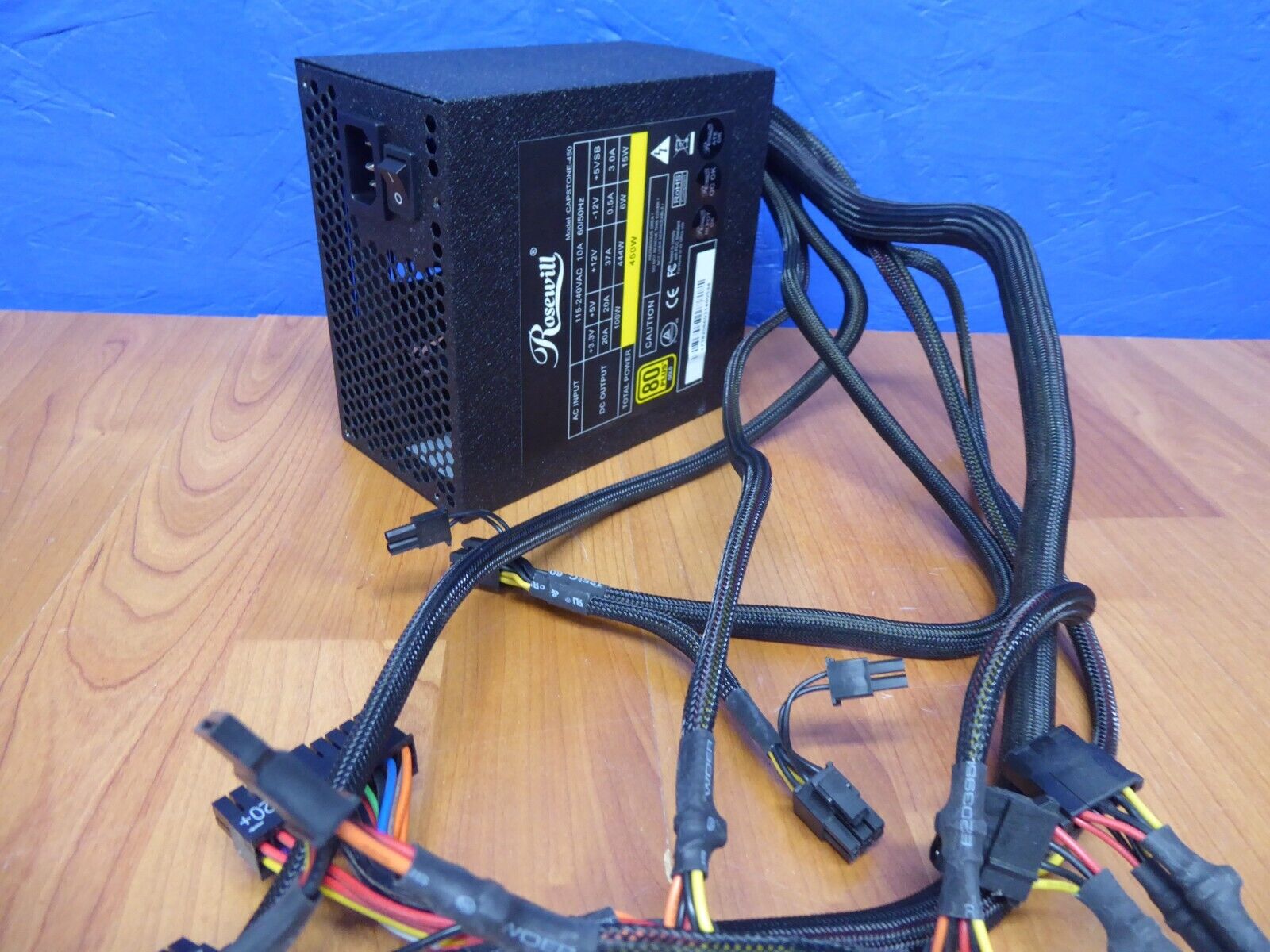 ROSEWILL CAPSTONE-450 450W POWER SUPPLY 20/24 4/8 + 2x 6/8   in USA 