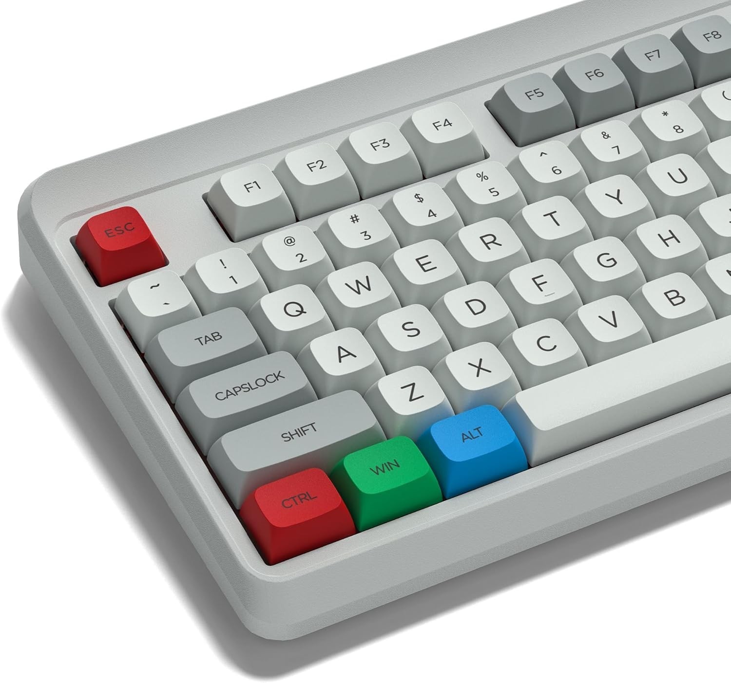 Retro keycaps Japanese Style Double Shot PBT Keycaps Set dye Sublimation Cust...