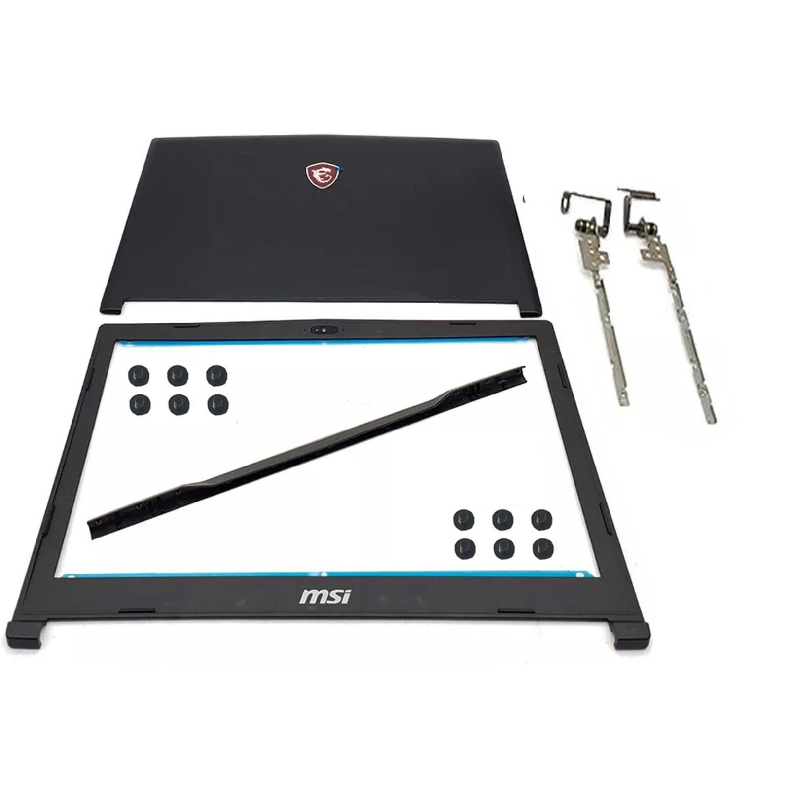 For MSI GL63 8RC 8RD 8RE 8SC 8SD 8SE MS-16P4 16P6 Back Cover+Bezel+Hinges Cover