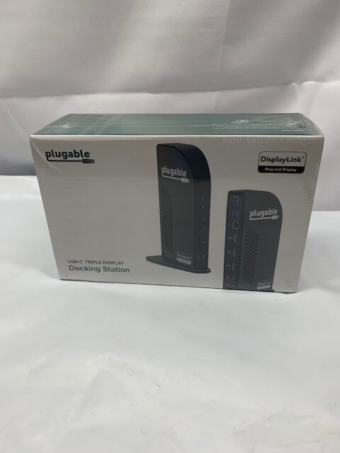 Plugable 13-in-1 USB-C Triple Monitor Docking Station *New-Sealed