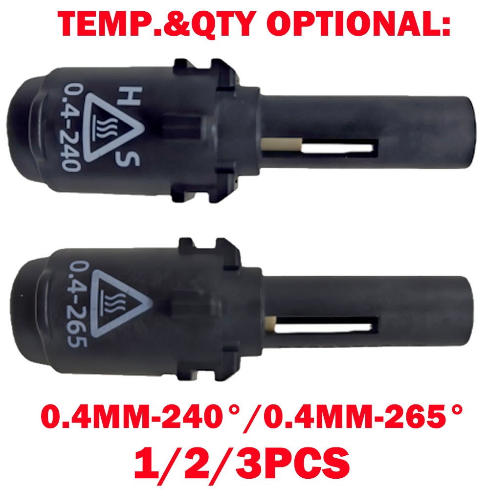 1-3Pcs 0.4mm 240/265 ℃ Extruder Nozzles For Flashforge Adventurer 3/4 3D Printer