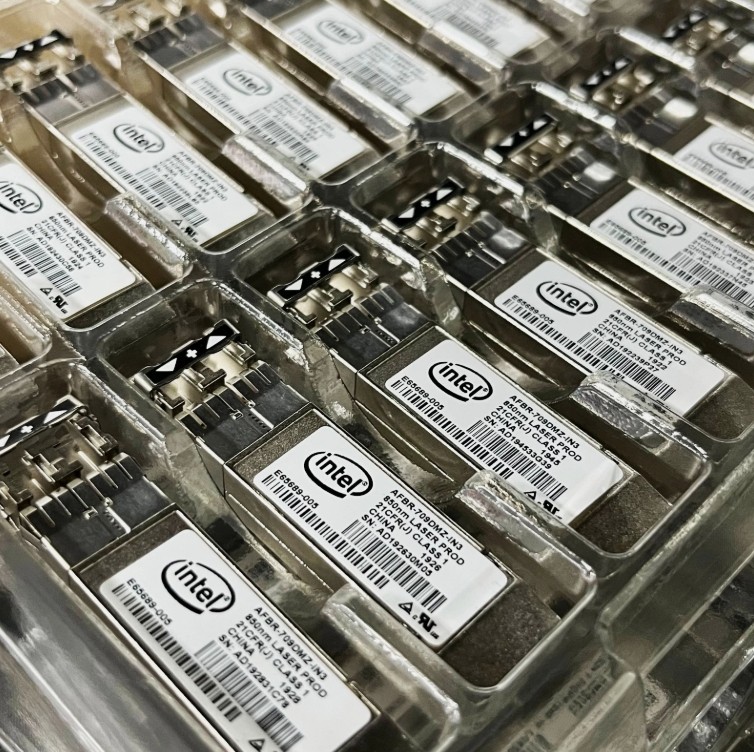 Intel AFBR-709DMZ-IN3 1G/10G Dual‑Rate SFP+Transceiver Module,Multimode Fiber