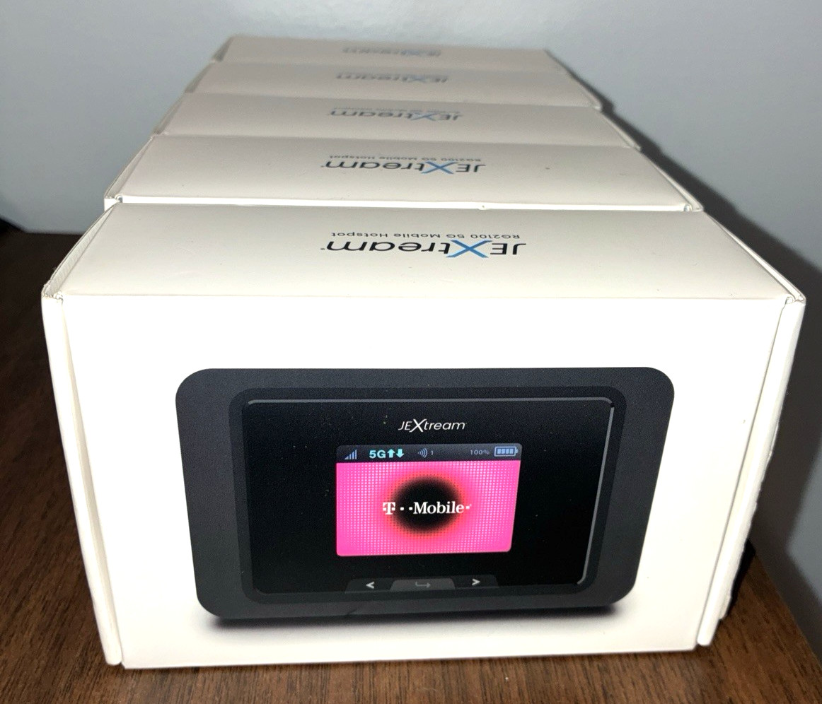 Hotspot Franklin Wireless RG2100 JeXtream Mobile WIFI Lot of5 Retail Box Charger