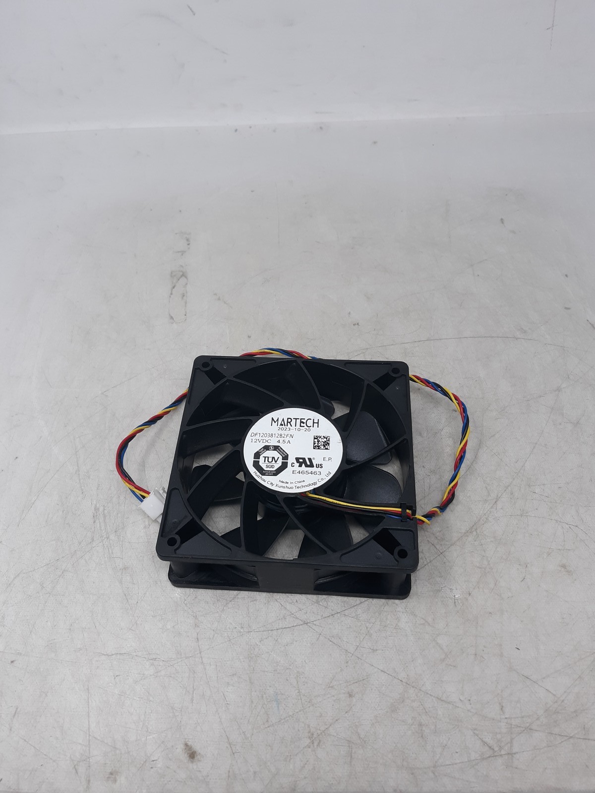 Martech DF1203812B2FN 12V 4.5A 120mm Miner Cooling Fan (Antminer Fan)