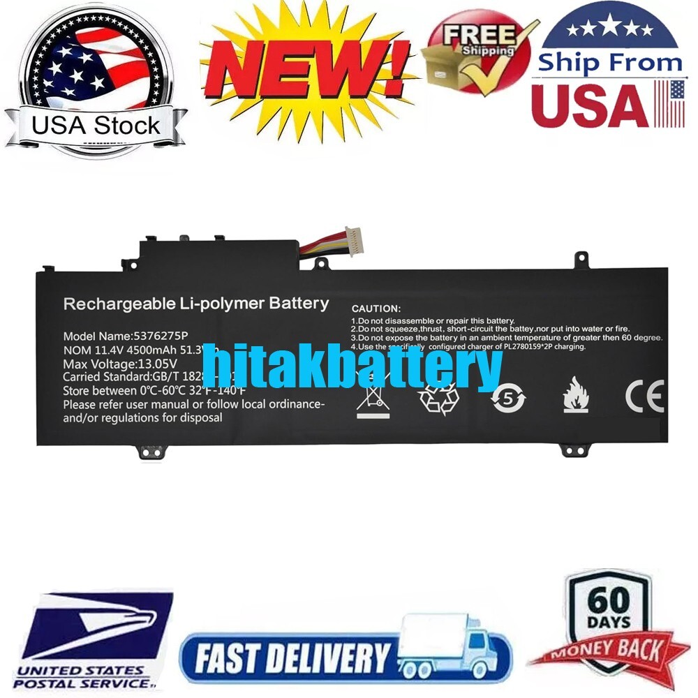UTL-509068-3S Battery For Gateway GWTN141-4 GWTN141-10BL 5376275P NV-509067-3S