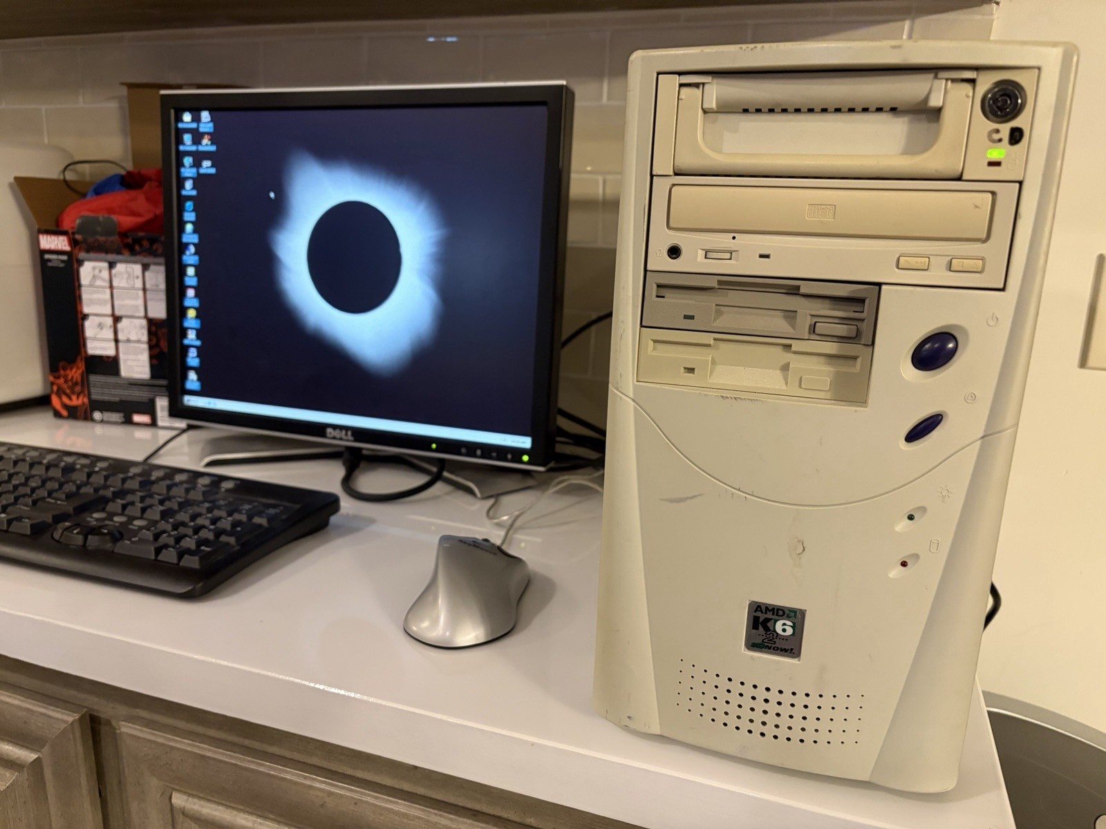 AMD K6 Vintage PC – Windows 98 SE, 64MB RAM, 2 ISA Slots, Tested Working