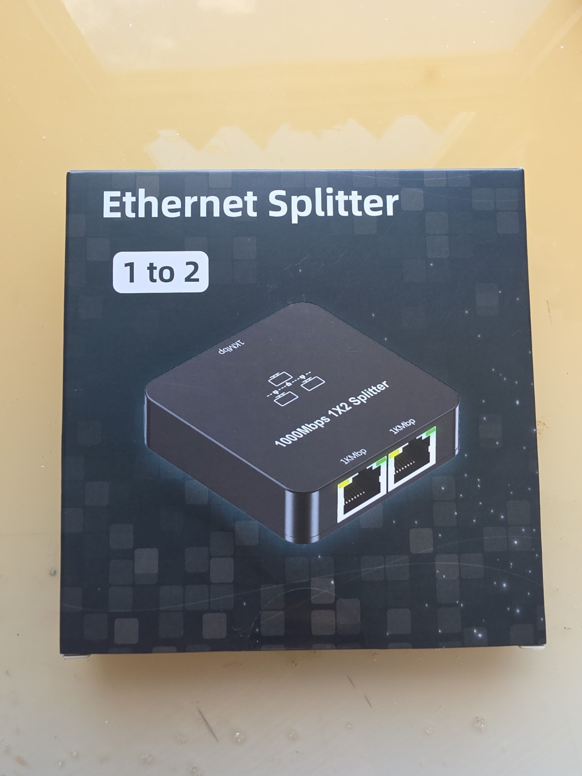 Versatile Ethernet Splitter 1 to 2 - High-Speed 1000Mbps Adapter for All Cables
