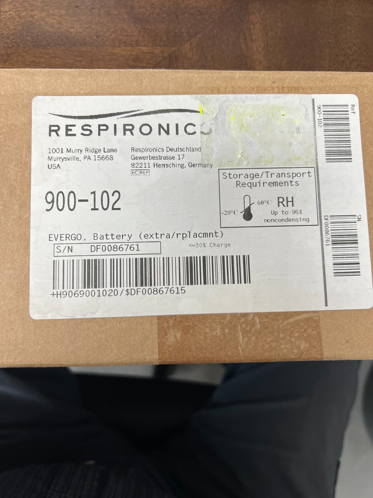REF 900-102 Battery For EverGo